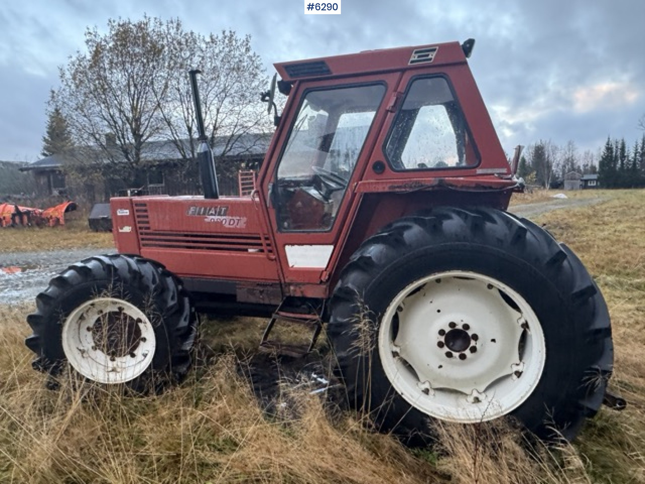 장궤형 트랙터 1983 Fiat 980DT 4x4. Repair Object : 사진 7