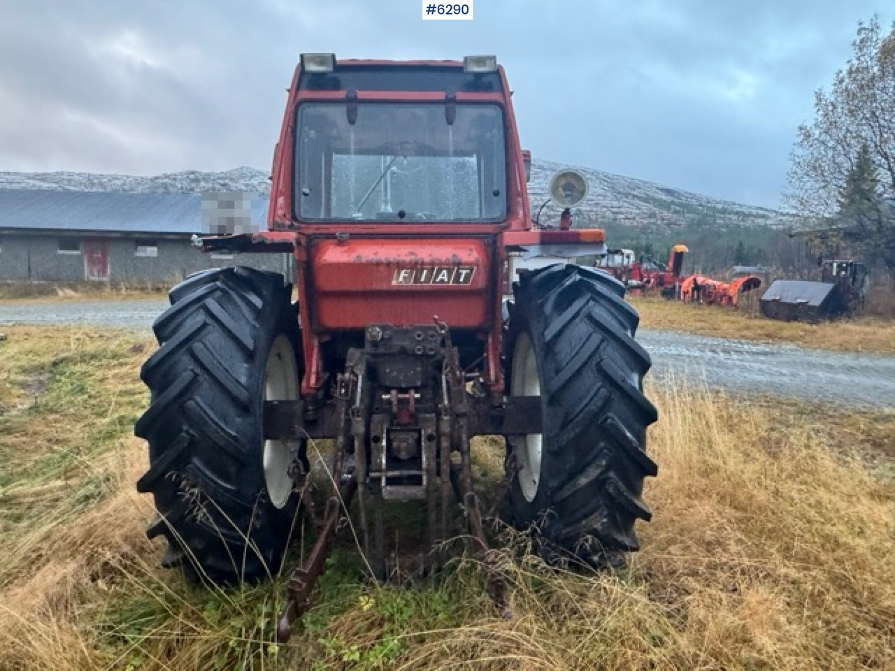 장궤형 트랙터 1983 Fiat 980DT 4x4. Repair Object : 사진 8
