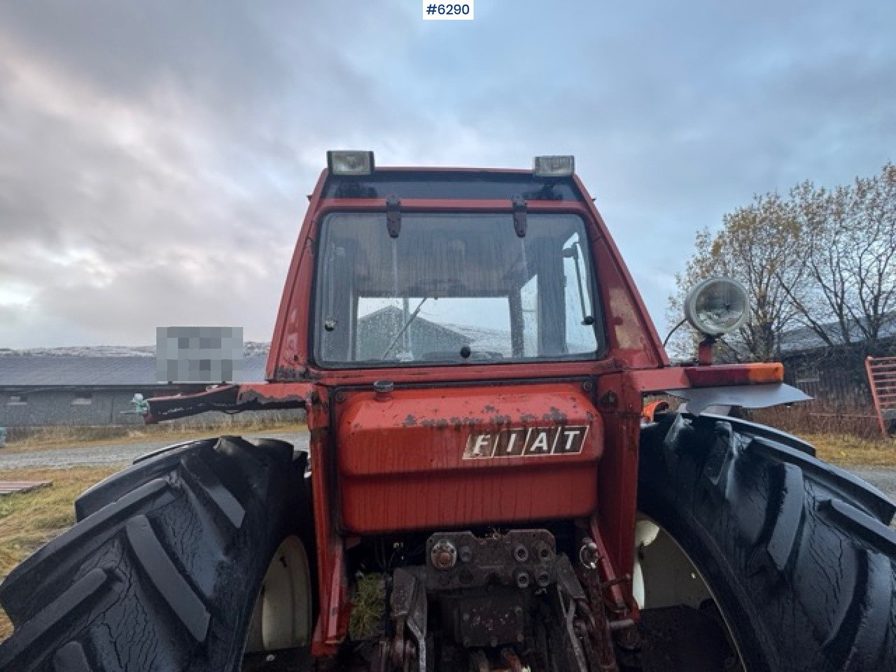 장궤형 트랙터 1983 Fiat 980DT 4x4. Repair Object : 사진 10