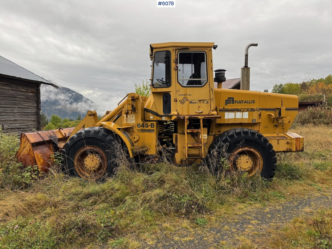 1986 Fiat-Allis 645-B Wheel Loader. - 휠 로더 : 사진 1 1986 Fiat-Allis 645-B Wheel Loader. - 휠 로더 : 사진 1