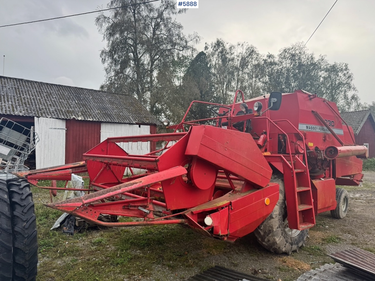 1986 Massey Ferguson 330 combine harvester - 목초수확기 : 사진 4 1986 Massey Ferguson 330 combine harvester - 목초수확기 : 사진 4