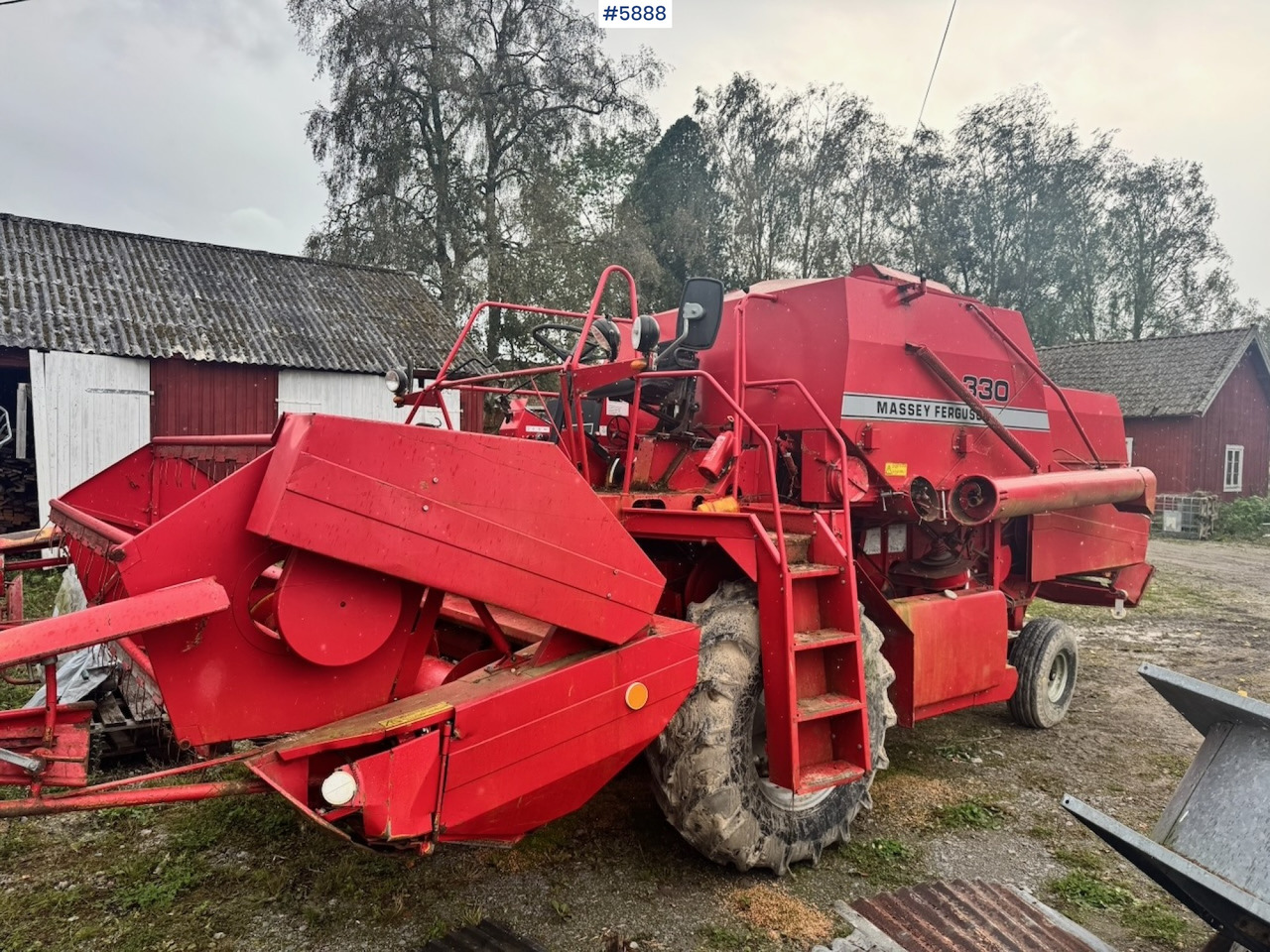 1986 Massey Ferguson 330 combine harvester - 목초수확기 : 사진 5 1986 Massey Ferguson 330 combine harvester - 목초수확기 : 사진 5