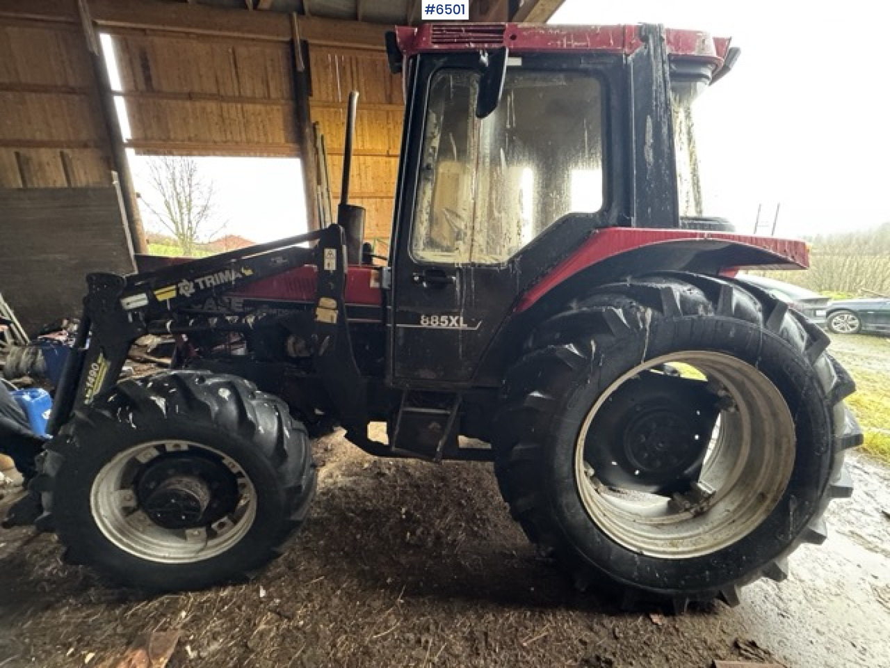 1987 Case IH 885XL tractor with Trima front loader - 장궤형 트랙터 : 사진 4 1987 Case IH 885XL tractor with Trima front loader - 장궤형 트랙터 : 사진 4