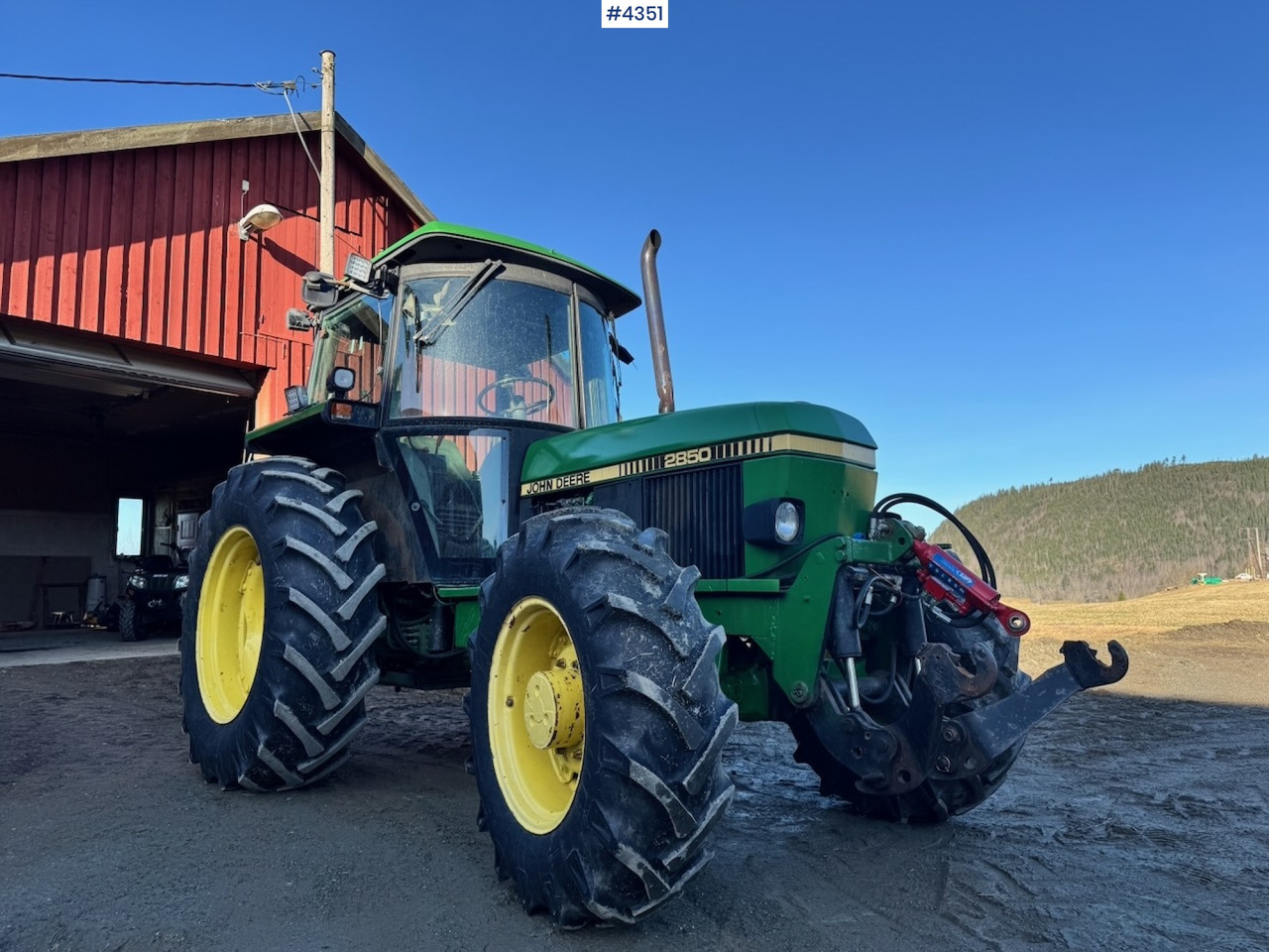 1991 John Deere 2850 4x4 Synchron w/ front hydraulics. - 장궤형 트랙터 : 사진 2 1991 John Deere 2850 4x4 Synchron w/ front hydraulics. - 장궤형 트랙터 : 사진 2