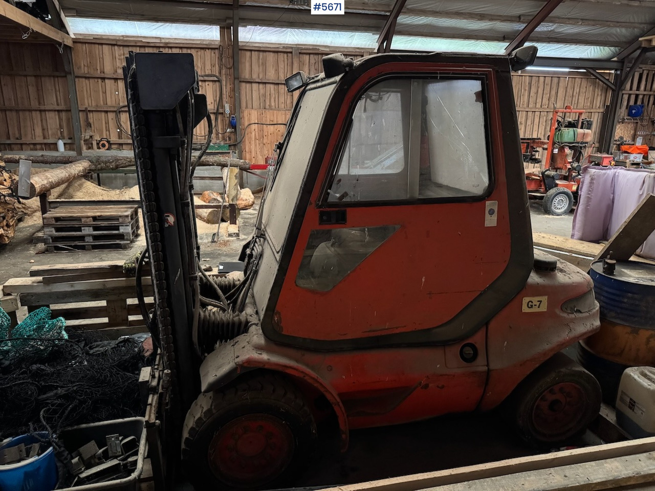 1991 Linde H-40 D. - 지게차 : 사진 1 1991 Linde H-40 D. - 지게차 : 사진 1