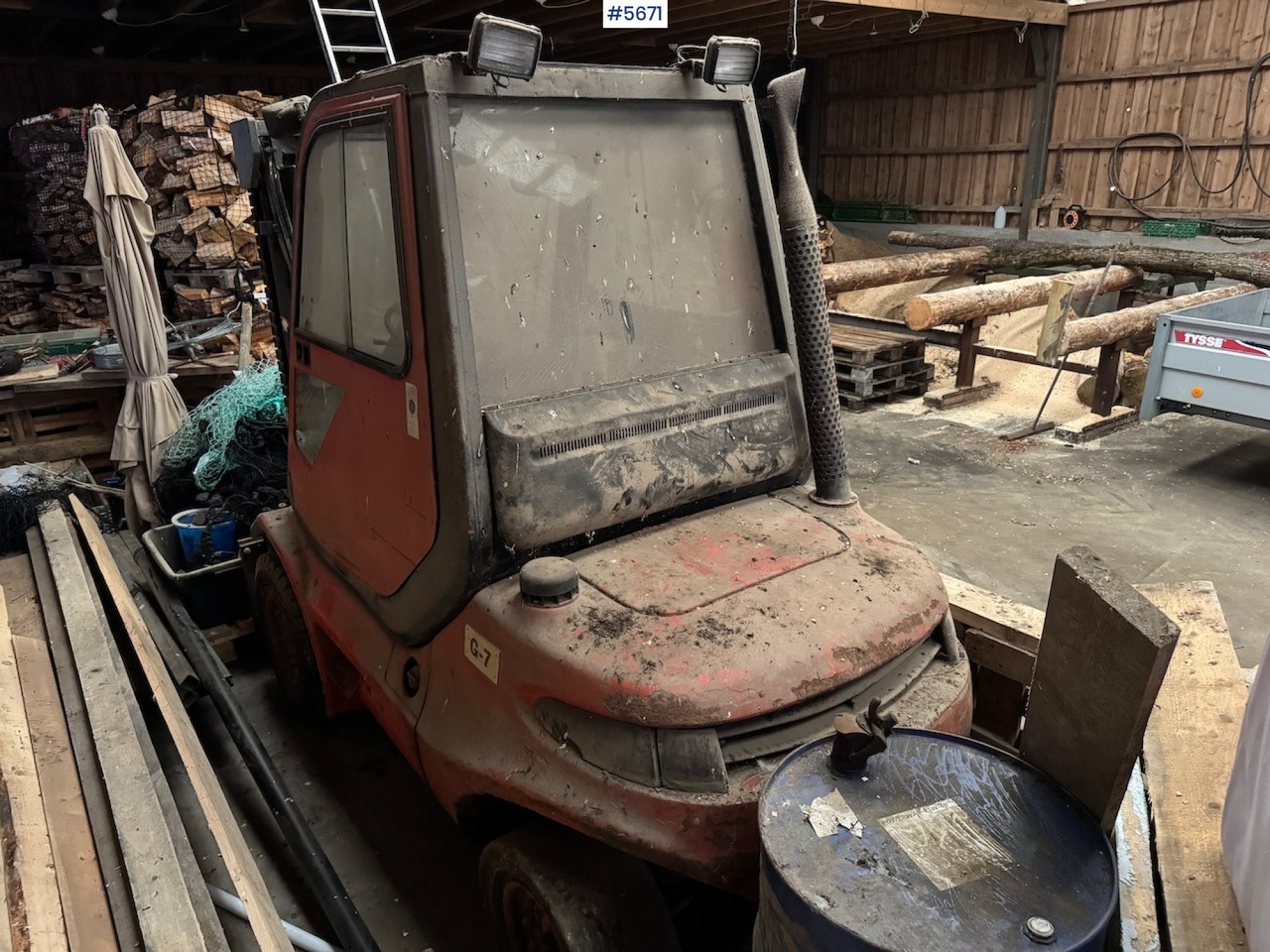 1991 Linde H-40 D. - 지게차 : 사진 3 1991 Linde H-40 D. - 지게차 : 사진 3