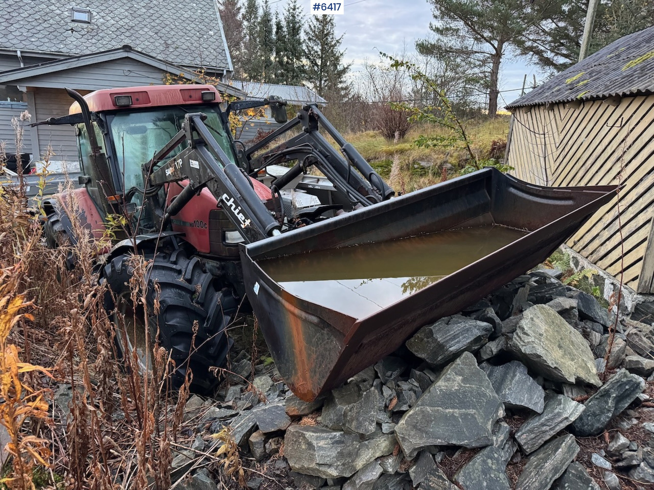 1999 Case IH Maxxum MX 100C w/ front loader, bucket and blade. Repair object. - 장궤형 트랙터 : 사진 2 1999 Case IH Maxxum MX 100C w/ front loader, bucket and blade. Repair object. - 장궤형 트랙터 : 사진 2