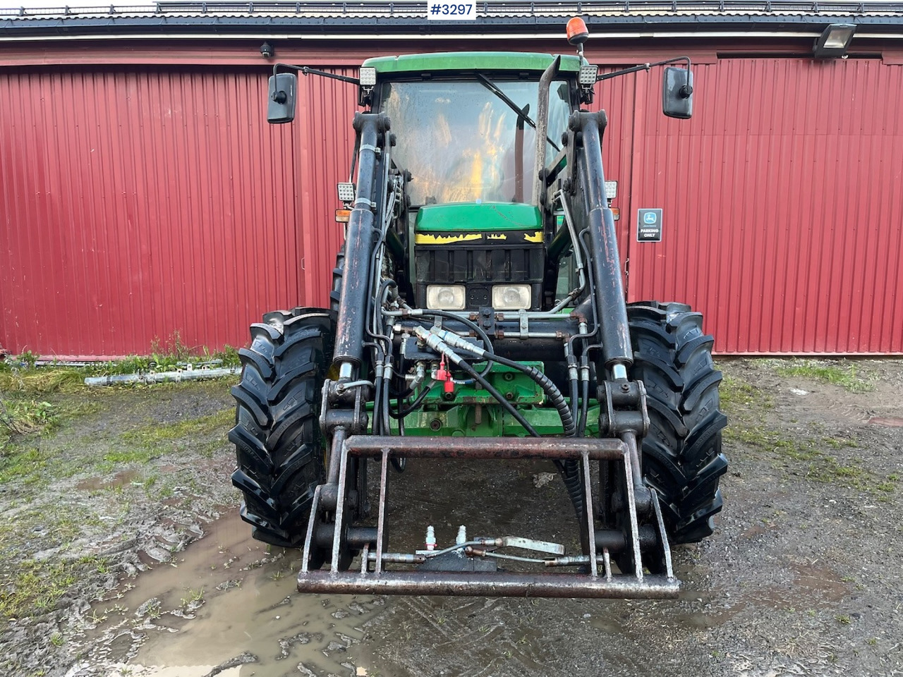 1999 John Deere 6210 SE with Front Loader - 장궤형 트랙터 : 사진 3 1999 John Deere 6210 SE with Front Loader - 장궤형 트랙터 : 사진 3