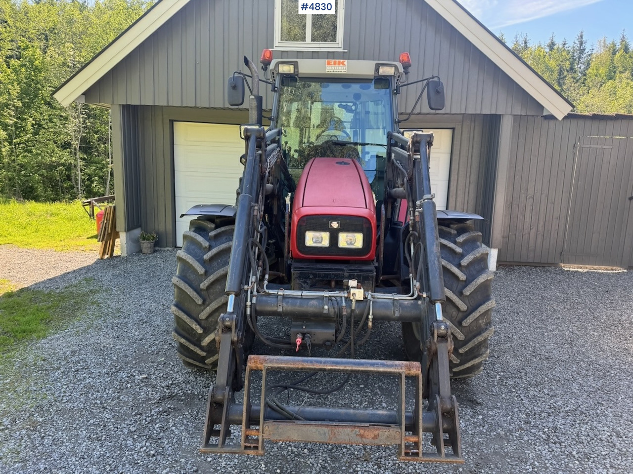2001 Massey Ferguson 4355 4x4 with Front Loader - 장궤형 트랙터 : 사진 4 2001 Massey Ferguson 4355 4x4 with Front Loader - 장궤형 트랙터 : 사진 4