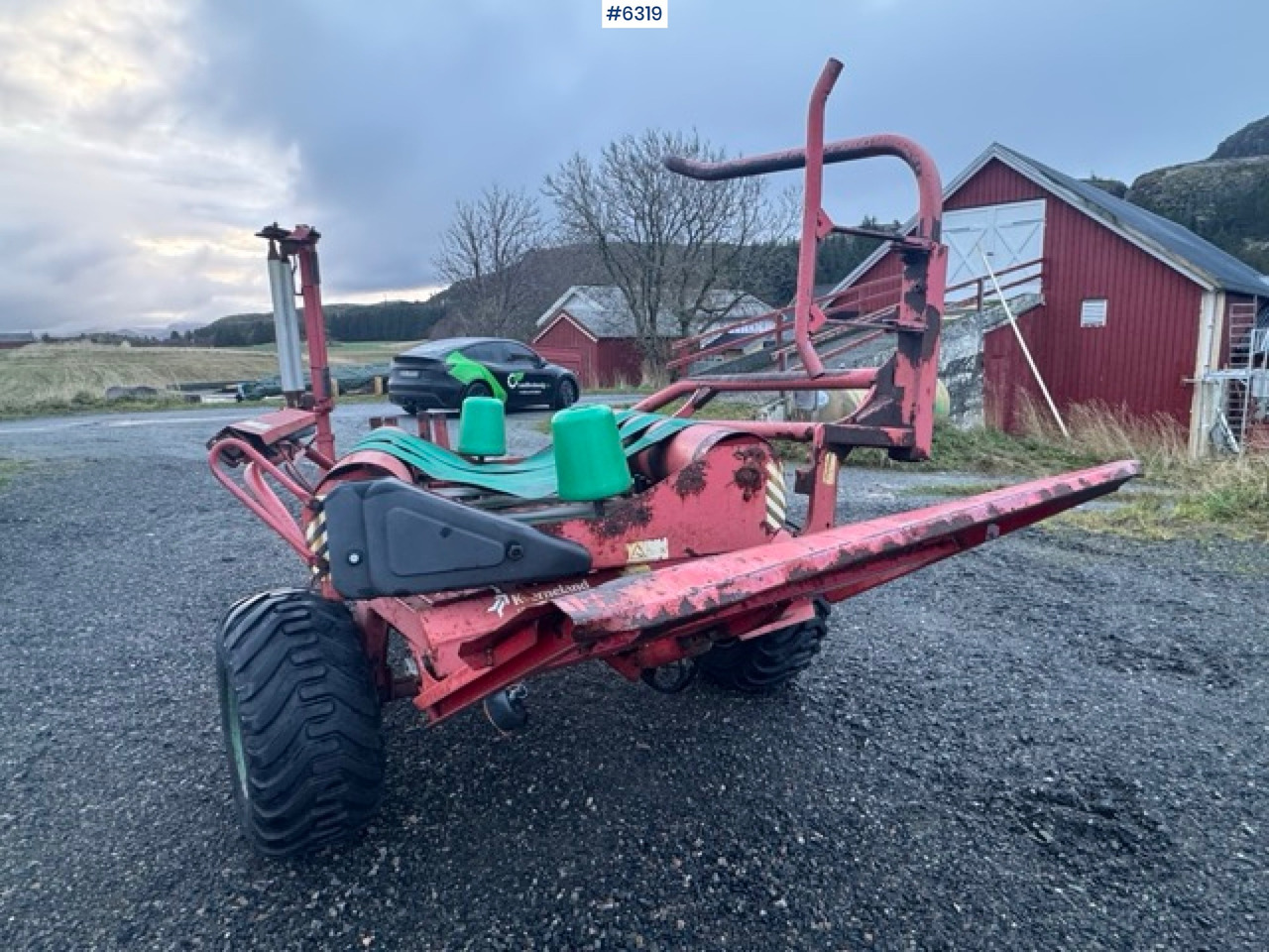 2002 Kverneland UN 7515 round bale wrapper - 건초 및 목초 장비 : 사진 3 2002 Kverneland UN 7515 round bale wrapper - 건초 및 목초 장비 : 사진 3