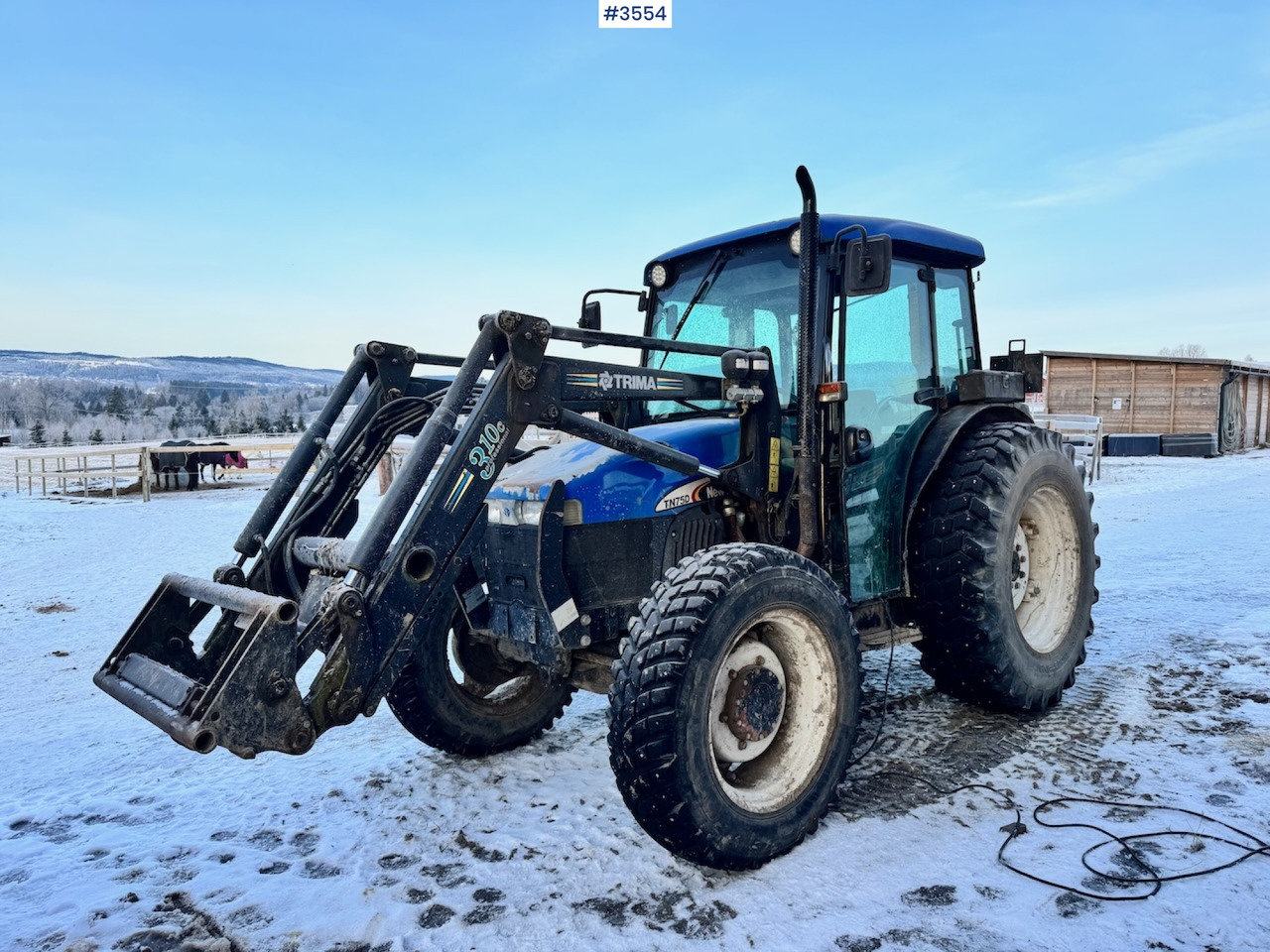 2003 New Holland TN75D 4x4 w/ Front Loader. 4000 hours! - 장궤형 트랙터 : 사진 4 2003 New Holland TN75D 4x4 w/ Front Loader. 4000 hours! - 장궤형 트랙터 : 사진 4