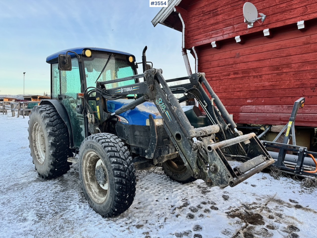 2003 New Holland TN75D 4x4 w/ Front Loader. 4000 hours! - 장궤형 트랙터 : 사진 3 2003 New Holland TN75D 4x4 w/ Front Loader. 4000 hours! - 장궤형 트랙터 : 사진 3