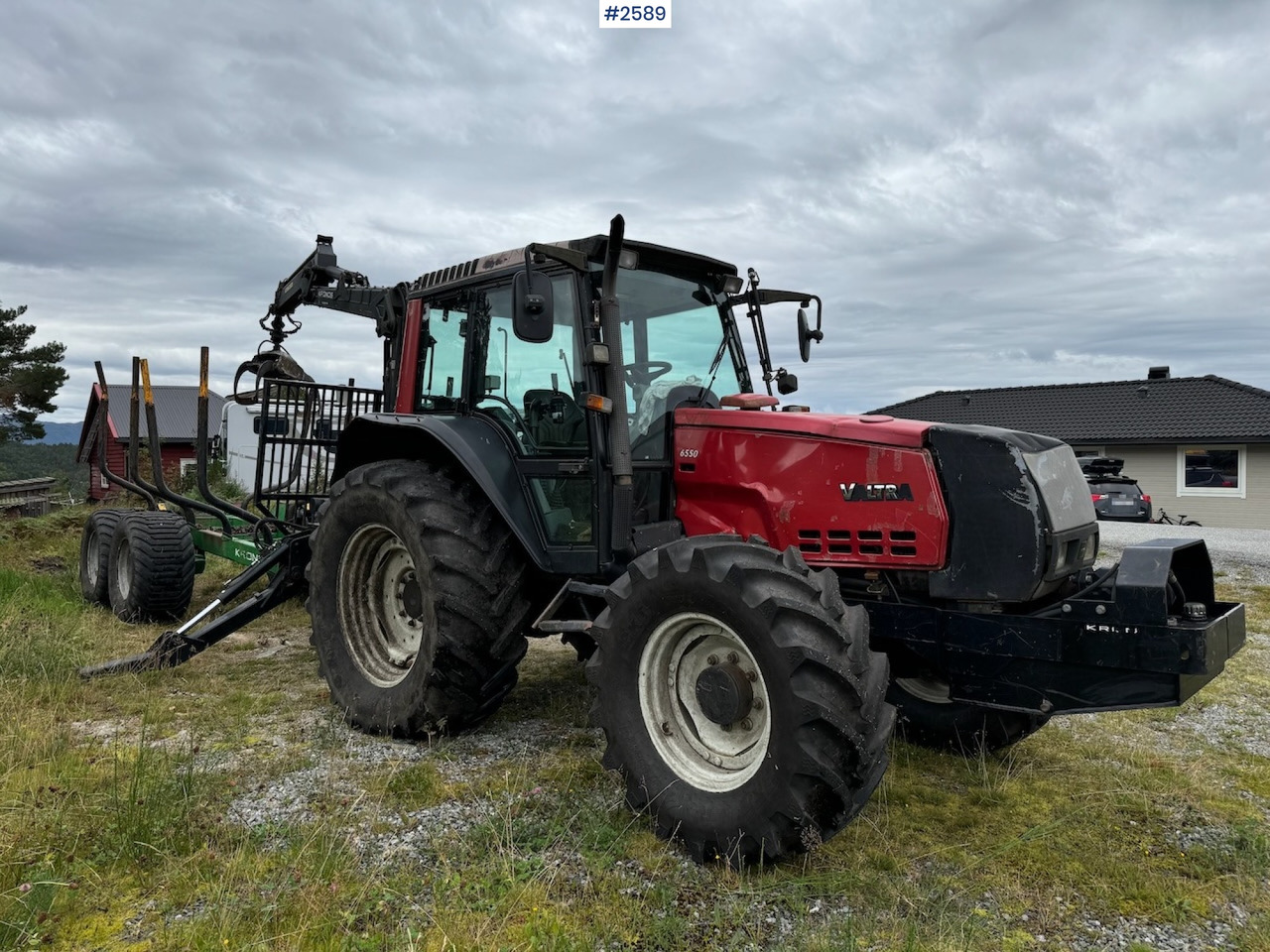 2005 Valtra 6550 Turbo with Kronos 120H 4WD B - 장궤형 트랙터 : 사진 4 2005 Valtra 6550 Turbo with Kronos 120H 4WD B - 장궤형 트랙터 : 사진 4