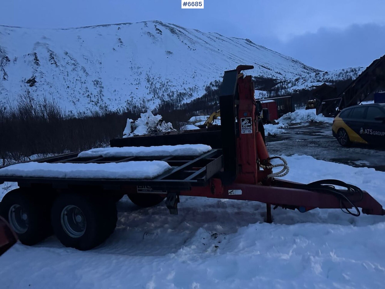 2006 BIGAB hook-lift trailer with container - 농장 티핑 트레일러/ 덤프 : 사진 4 2006 BIGAB hook-lift trailer with container - 농장 티핑 트레일러/ 덤프 : 사진 4