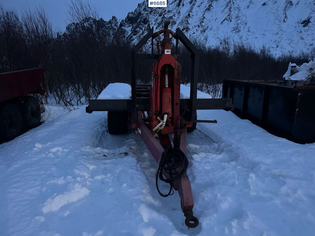 2006 BIGAB hook-lift trailer with container - 농장 티핑 트레일러/ 덤프 : 사진 2 2006 BIGAB hook-lift trailer with container - 농장 티핑 트레일러/ 덤프 : 사진 2