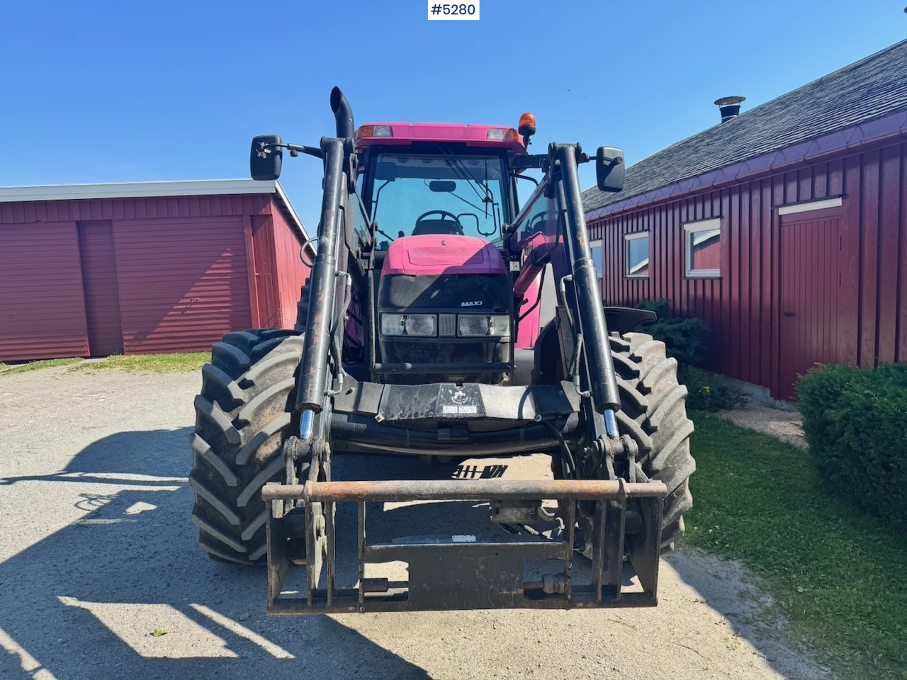 2006 Case MXM120 4x4 with front loader - 장궤형 트랙터 : 사진 4 2006 Case MXM120 4x4 with front loader - 장궤형 트랙터 : 사진 4