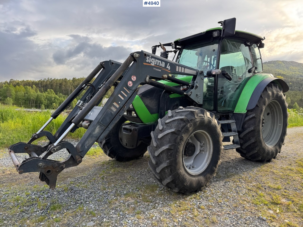 2006 Deutz-Fahr Agrotron K90 w/front loader. - 장궤형 트랙터 : 사진 1 2006 Deutz-Fahr Agrotron K90 w/front loader. - 장궤형 트랙터 : 사진 1