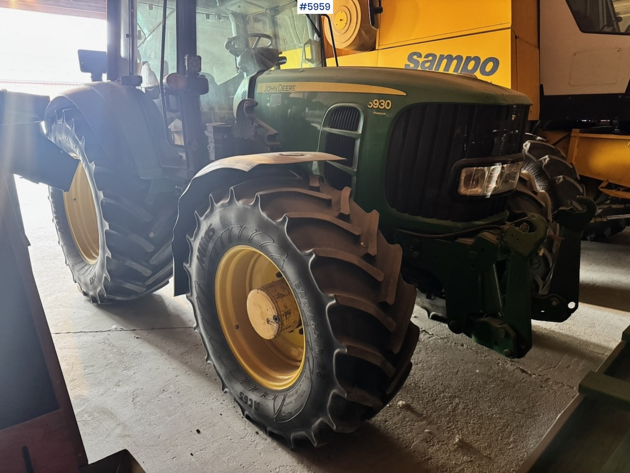2007 John Deere 6930 w/ Front loader, hydraulics and Front PTO. Rep object. - 장궤형 트랙터 : 사진 5 2007 John Deere 6930 w/ Front loader, hydraulics and Front PTO. Rep object. - 장궤형 트랙터 : 사진 5