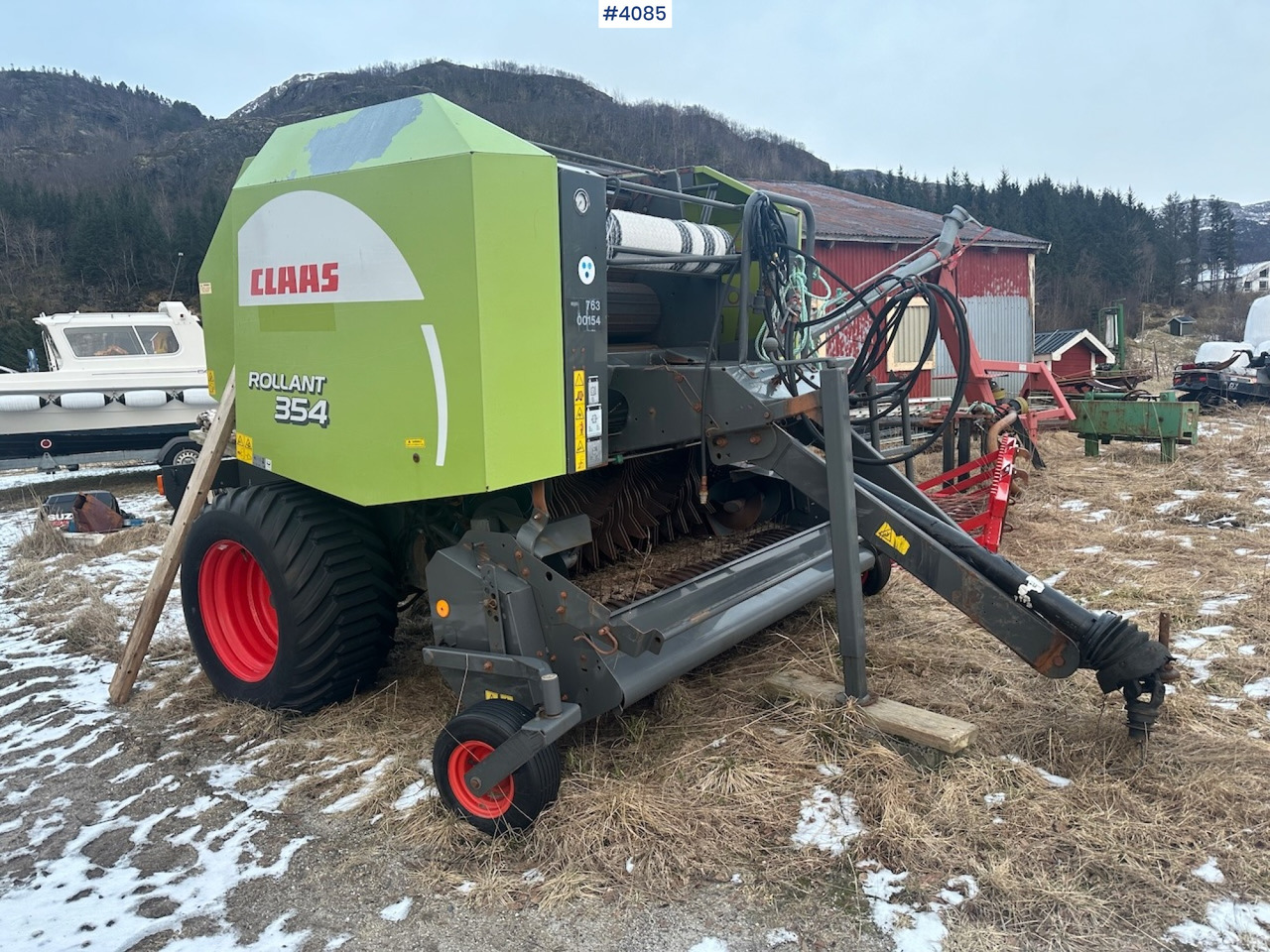 2008 Claas Rollant 354 Rotocut round baler. small repair object - 건초 및 목초 장비 : 사진 1 2008 Claas Rollant 354 Rotocut round baler. small repair object - 건초 및 목초 장비 : 사진 1