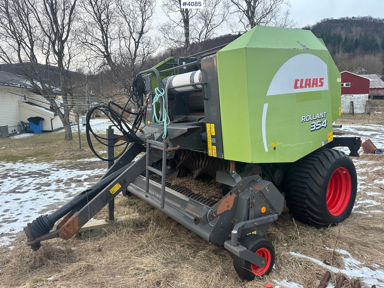 2008 Claas Rollant 354 Rotocut round baler. small repair object - 건초 및 목초 장비 : 사진 4 2008 Claas Rollant 354 Rotocut round baler. small repair object - 건초 및 목초 장비 : 사진 4