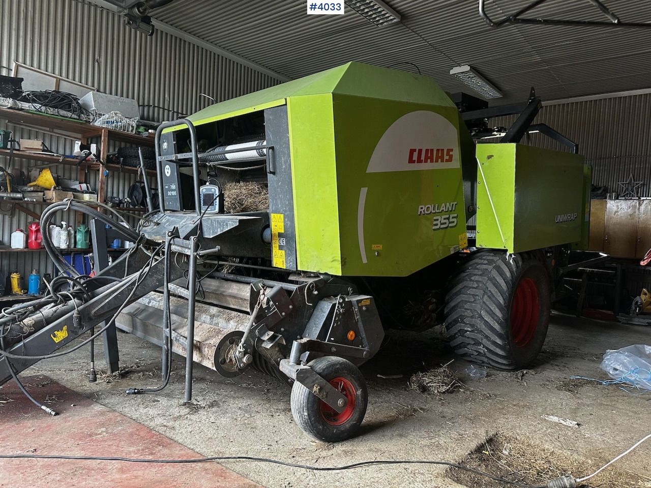 2008 Claas rollant 355 uniwrap round baler press - 건초 및 목초 장비 : 사진 3 2008 Claas rollant 355 uniwrap round baler press - 건초 및 목초 장비 : 사진 3