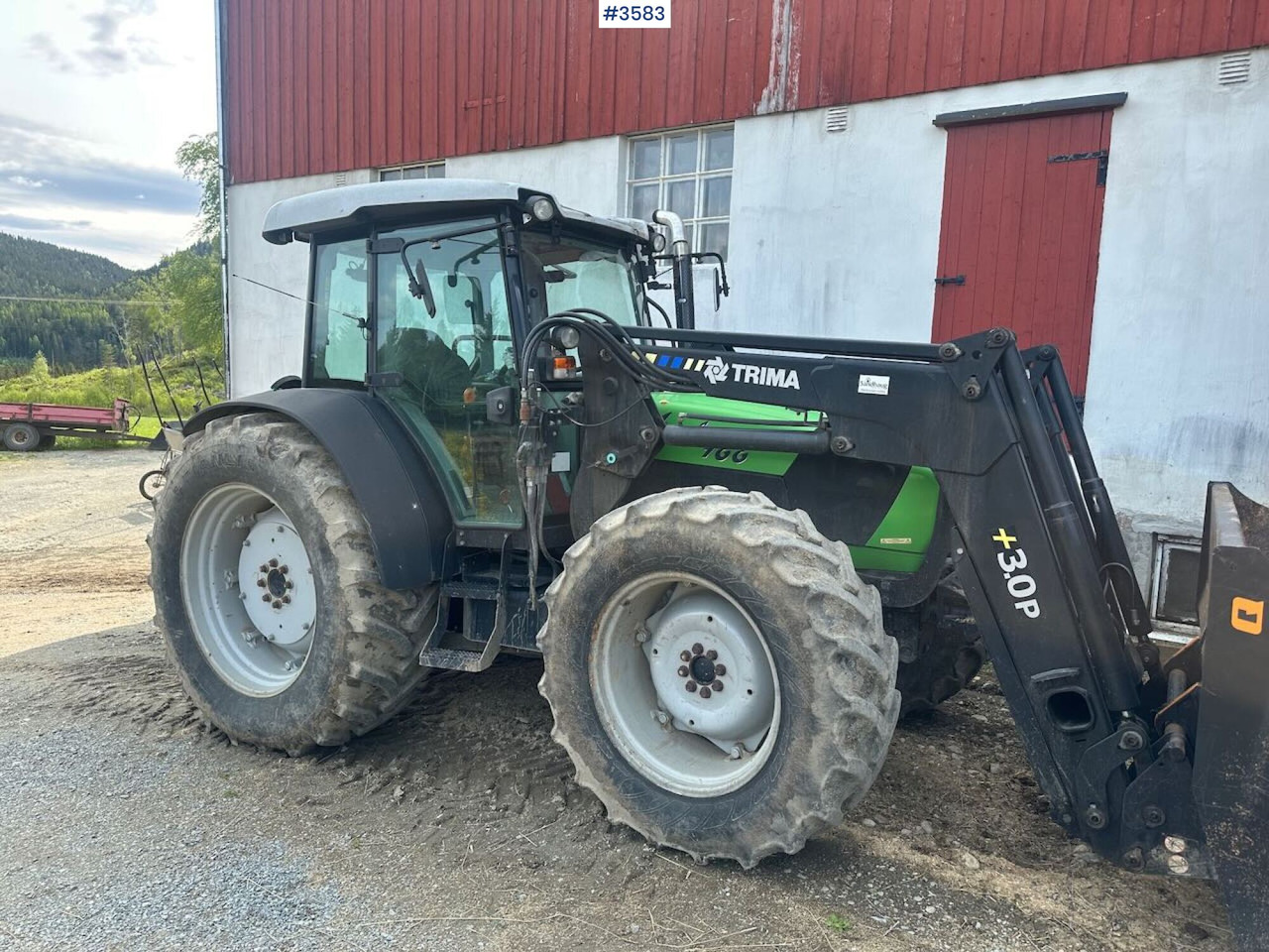 2008 Deutz-Fahr Agrofarm 100 traktor w/ Trima Front loader. See hours! - 장궤형 트랙터 : 사진 1 2008 Deutz-Fahr Agrofarm 100 traktor w/ Trima Front loader. See hours! - 장궤형 트랙터 : 사진 1