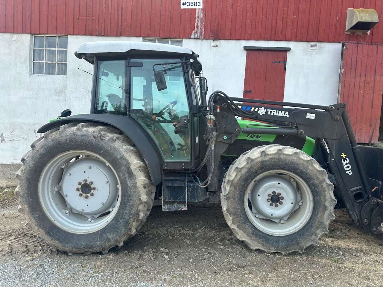 2008 Deutz-Fahr Agrofarm 100 traktor w/ Trima Front loader. See hours! - 장궤형 트랙터 : 사진 2 2008 Deutz-Fahr Agrofarm 100 traktor w/ Trima Front loader. See hours! - 장궤형 트랙터 : 사진 2