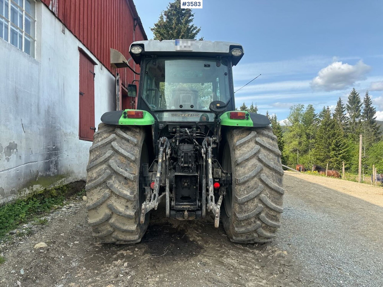 2008 Deutz-Fahr Agrofarm 100 traktor w/ Trima Front loader. See hours! - 장궤형 트랙터 : 사진 4 2008 Deutz-Fahr Agrofarm 100 traktor w/ Trima Front loader. See hours! - 장궤형 트랙터 : 사진 4