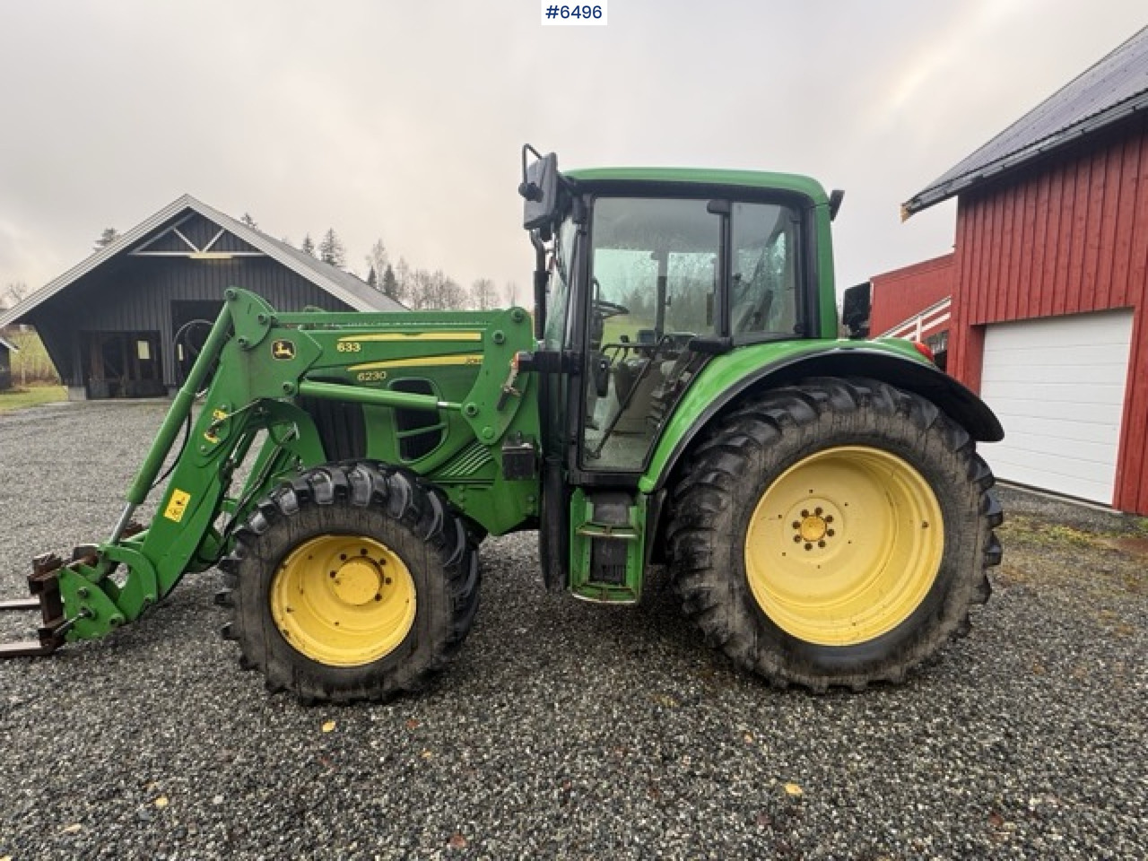 리스  2008 John Deere 6230 Premium with front loader and 3rd function 2008 John Deere 6230 Premium with front loader and 3rd function : 사진 7
