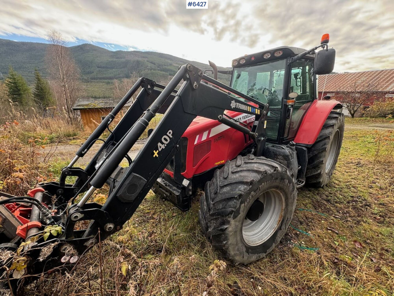 2008 Massey Ferguson 6480 with Trima 4.0 Front Loader - 장궤형 트랙터 : 사진 1 2008 Massey Ferguson 6480 with Trima 4.0 Front Loader - 장궤형 트랙터 : 사진 1
