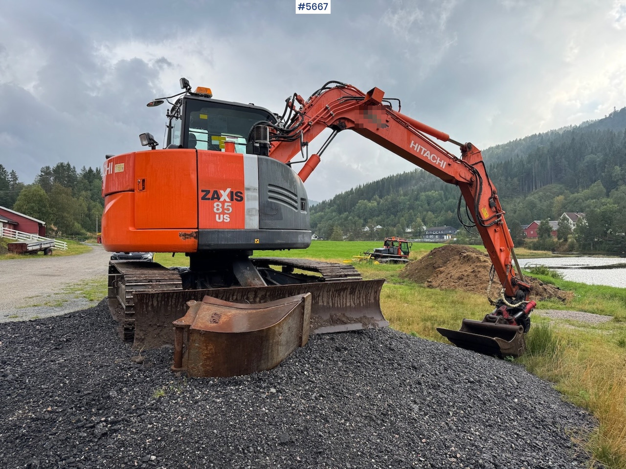 2011 Hitachi ZX 85 US-3 w/rotor tilt and buckets - 굴착기 : 사진 5 2011 Hitachi ZX 85 US-3 w/rotor tilt and buckets - 굴착기 : 사진 5