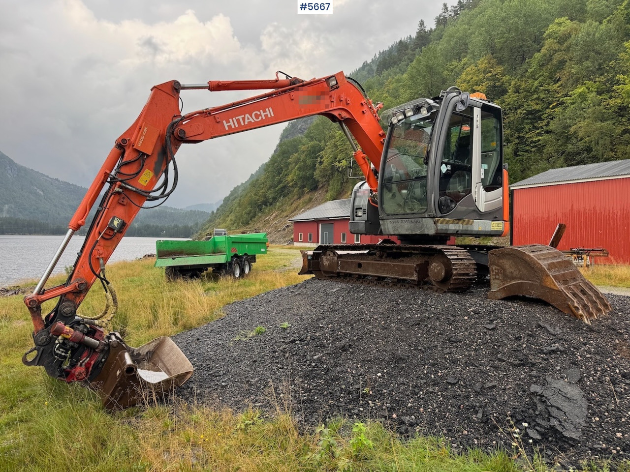 2011 Hitachi ZX 85 US-3 w/rotor tilt and buckets - 굴착기 : 사진 3 2011 Hitachi ZX 85 US-3 w/rotor tilt and buckets - 굴착기 : 사진 3