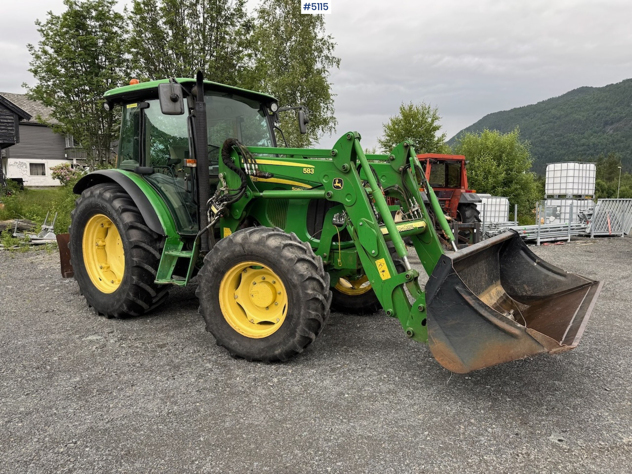 2011 John Deere 5080 M m/frontlaster. Lite timer! - 장궤형 트랙터 : 사진 1 2011 John Deere 5080 M m/frontlaster. Lite timer! - 장궤형 트랙터 : 사진 1