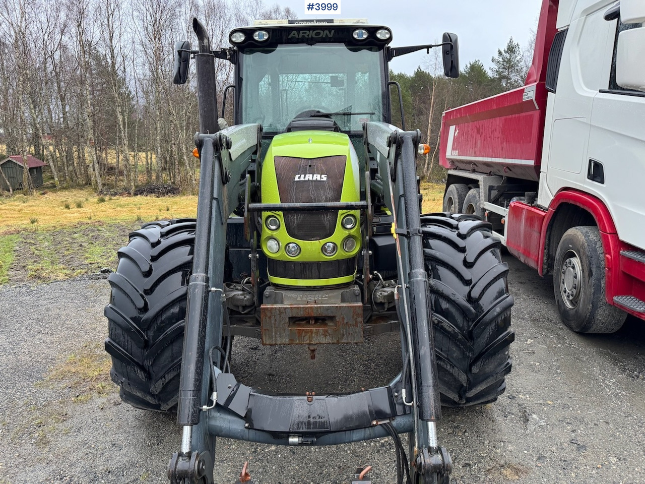 장궤형 트랙터 2012 Claas Arion 640 w/ front loader : 사진 14