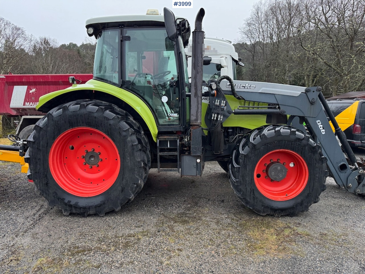 장궤형 트랙터 2012 Claas Arion 640 w/ front loader : 사진 12