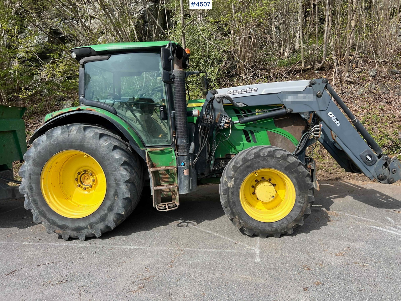 2012 John Deere 6140R w/ front loader and 2020 Foss-Eik 5.150 dump trailer - 장궤형 트랙터 : 사진 5 2012 John Deere 6140R w/ front loader and 2020 Foss-Eik 5.150 dump trailer - 장궤형 트랙터 : 사진 5