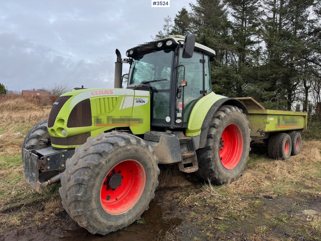 2013 Claas Arion 630 C w/plow plate. - 장궤형 트랙터 : 사진 1 2013 Claas Arion 630 C w/plow plate. - 장궤형 트랙터 : 사진 1
