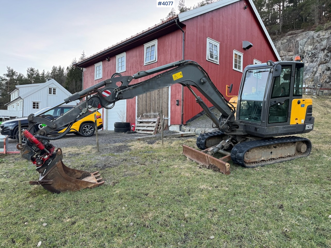 2013 Volvo EC 55 C w/rotor tilt, grapple and 3 buckets - 굴착기 : 사진 1 2013 Volvo EC 55 C w/rotor tilt, grapple and 3 buckets - 굴착기 : 사진 1