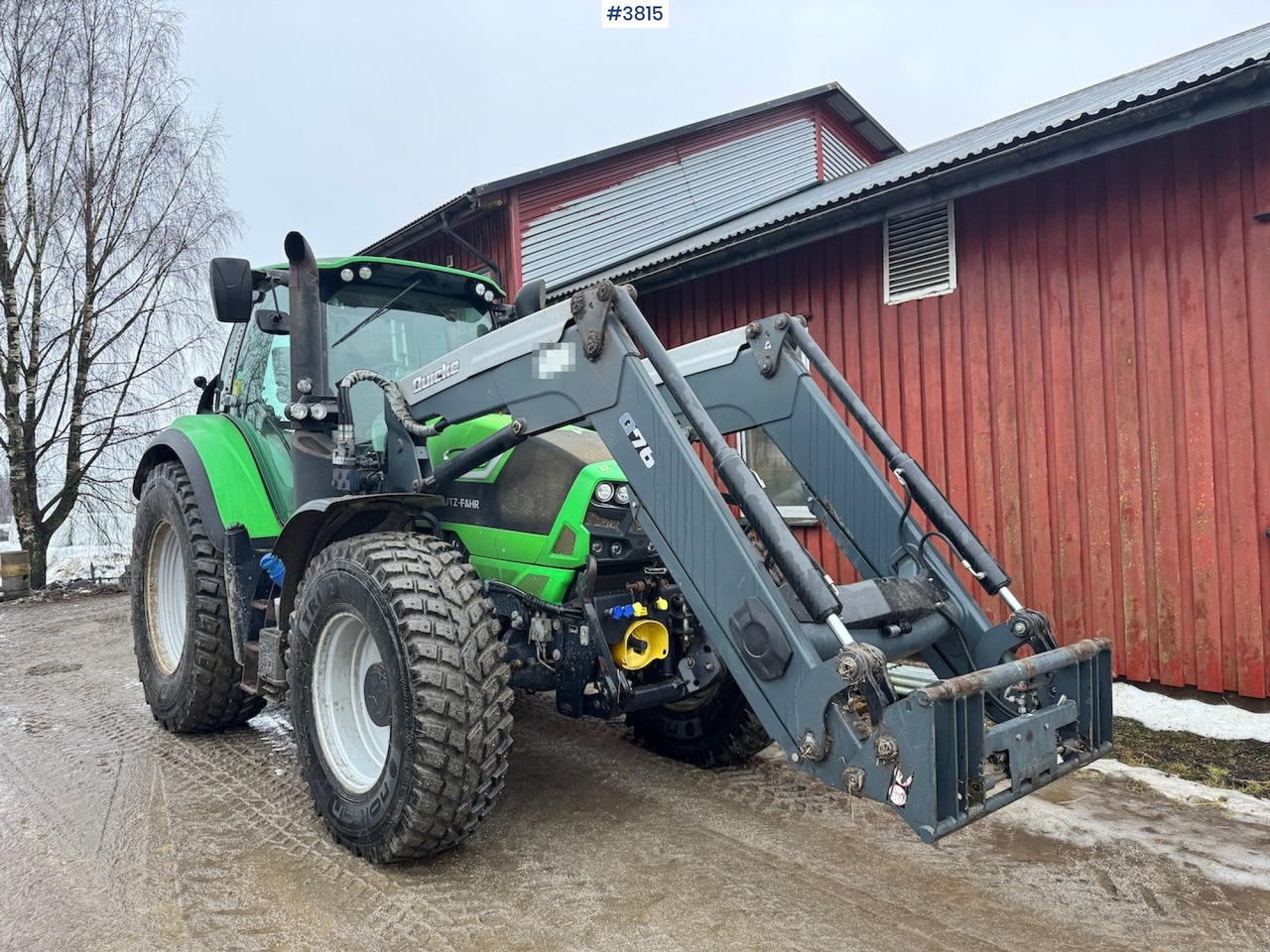 2015 Deutz-fahr 6190 Agrotron w/ Front loader, Front PTO and 2 sets of tires. - 장궤형 트랙터 : 사진 1 2015 Deutz-fahr 6190 Agrotron w/ Front loader, Front PTO and 2 sets of tires. - 장궤형 트랙터 : 사진 1