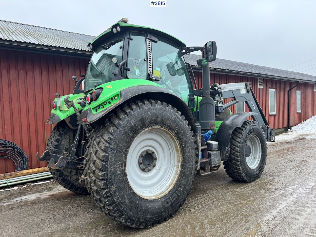 2015 Deutz-fahr 6190 Agrotron w/ Front loader, Front PTO and 2 sets of tires. - 장궤형 트랙터 : 사진 4 2015 Deutz-fahr 6190 Agrotron w/ Front loader, Front PTO and 2 sets of tires. - 장궤형 트랙터 : 사진 4