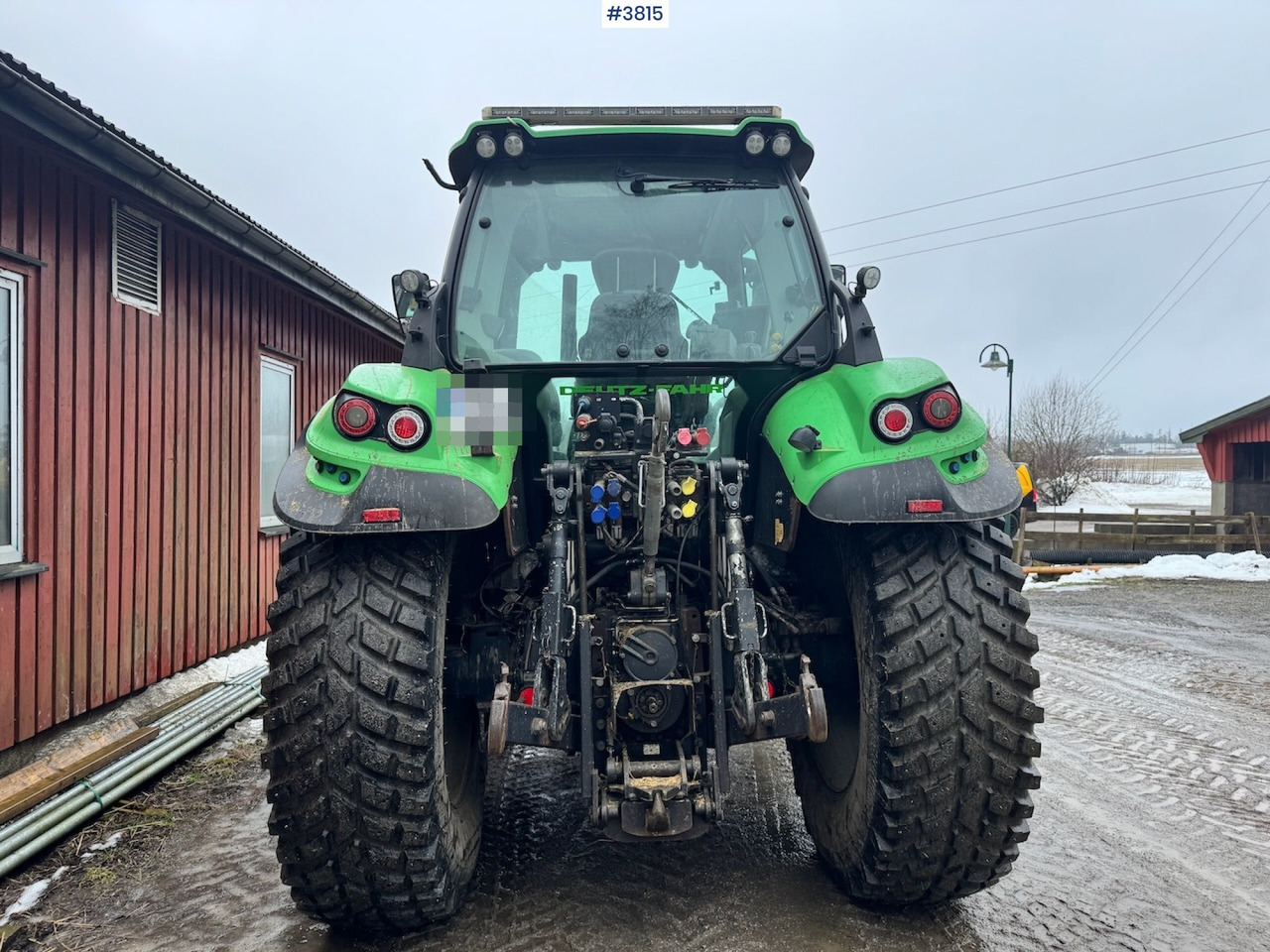 2015 Deutz-fahr 6190 Agrotron w/ Front loader, Front PTO and 2 sets of tires. - 장궤형 트랙터 : 사진 4 2015 Deutz-fahr 6190 Agrotron w/ Front loader, Front PTO and 2 sets of tires. - 장궤형 트랙터 : 사진 4