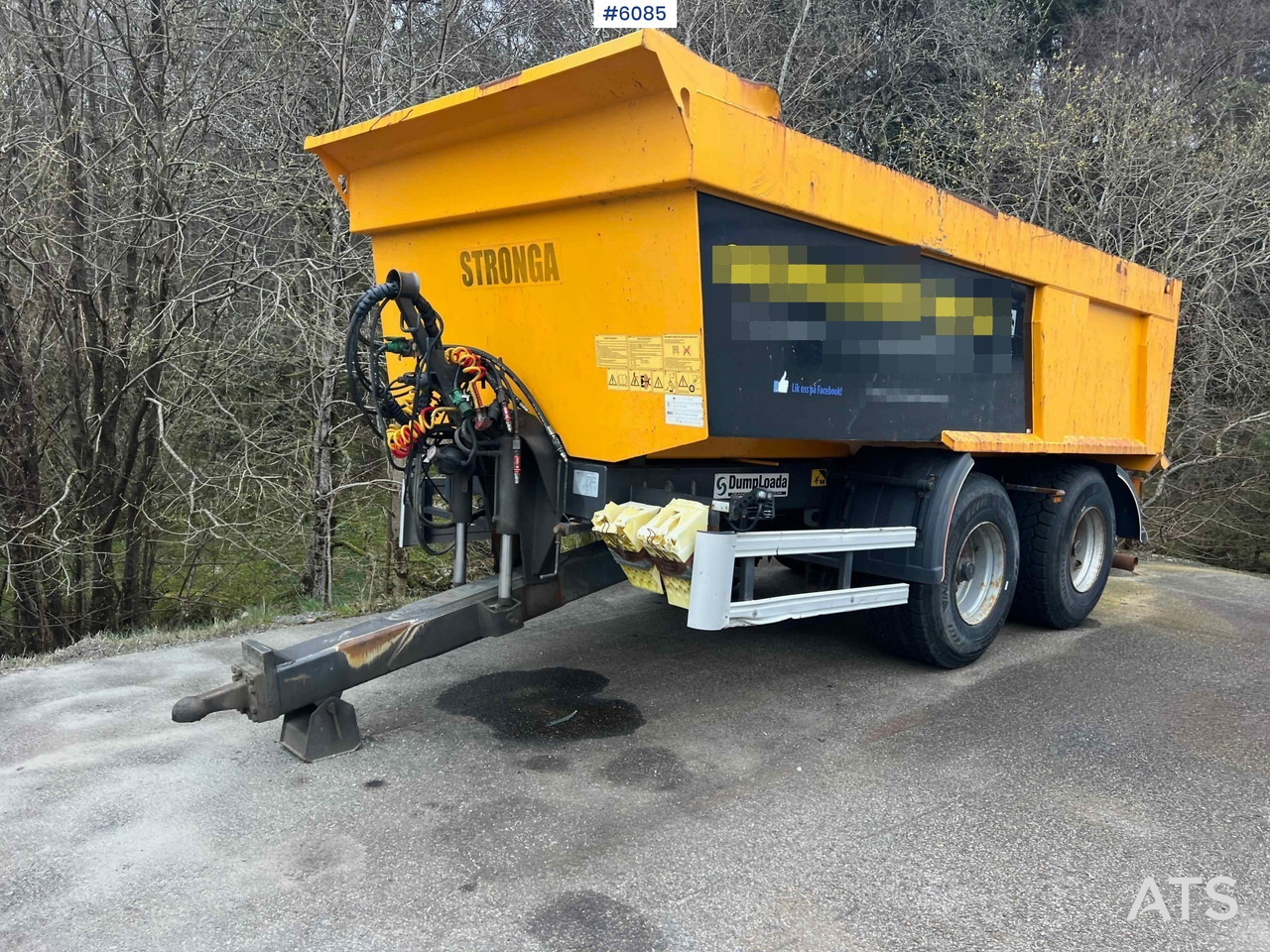 2019 2 axle Stronga DL1200 Dumper trailer - 농장 티핑 트레일러/ 덤프 : 사진 2 2019 2 axle Stronga DL1200 Dumper trailer - 농장 티핑 트레일러/ 덤프 : 사진 2