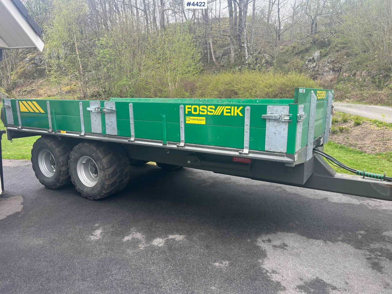 2024 Foss-Eik 2 axle Dumper trailer for tractor - 농장 티핑 트레일러/ 덤프 : 사진 3 2024 Foss-Eik 2 axle Dumper trailer for tractor - 농장 티핑 트레일러/ 덤프 : 사진 3
