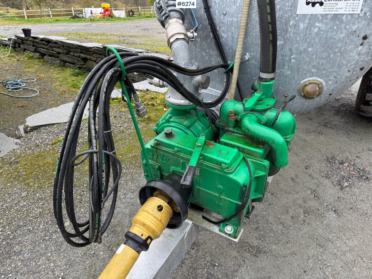 2024 Garcia C-60 6000 liter manure wagon w/ vacuum, combi and cannon. - 슬러리 탱커 : 사진 5 2024 Garcia C-60 6000 liter manure wagon w/ vacuum, combi and cannon. - 슬러리 탱커 : 사진 5