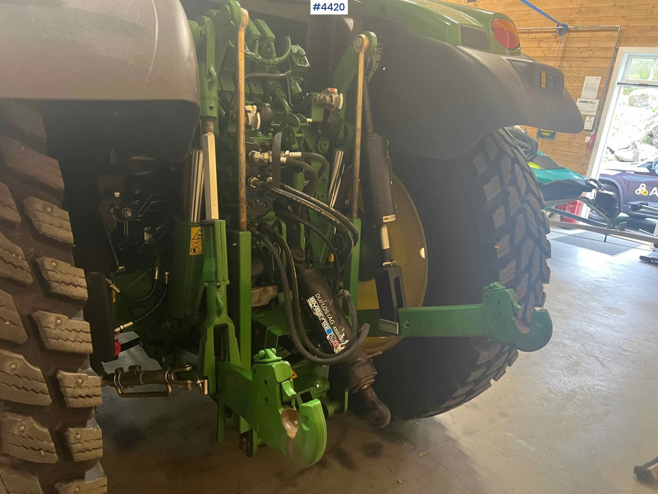장궤형 트랙터 2024 John Deere 6150R w/ Quicke Front Loader & Bucket : 사진 37