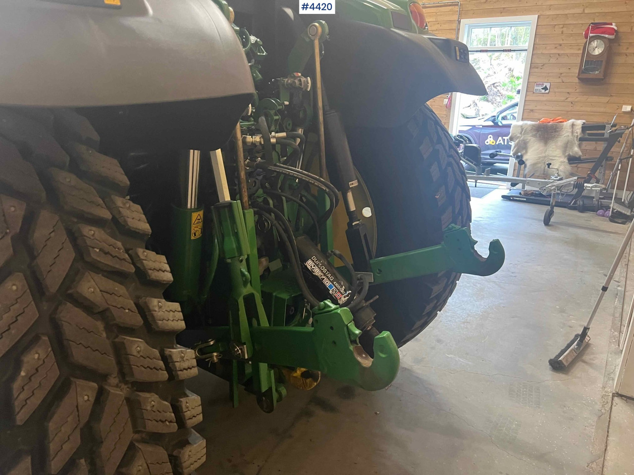 장궤형 트랙터 2024 John Deere 6150R w/ Quicke Front Loader & Bucket : 사진 36