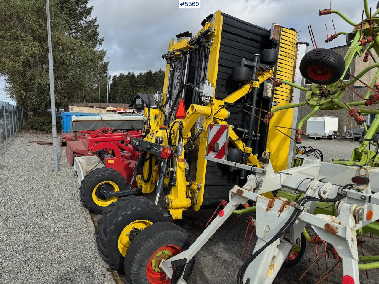 건초 및 목초 장비 2025 Kverneland ROC Pickup Collector Rake : 사진 8