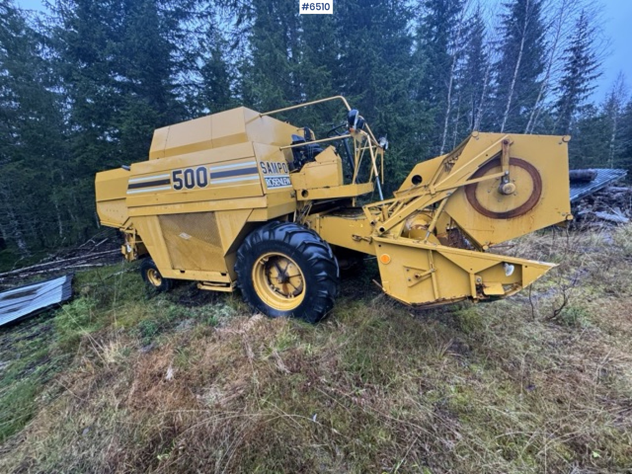 Approx. 1985 Sampo Rosenlew 500 combine harvester - 목초수확기 : 사진 3 Approx. 1985 Sampo Rosenlew 500 combine harvester - 목초수확기 : 사진 3