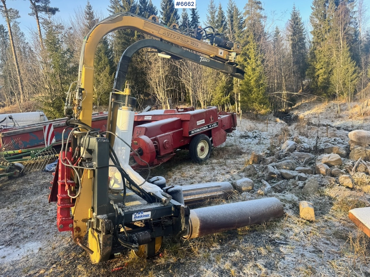 Approx. 2006 Tanco 1510 Round Bale Wrapper. - 건초 및 목초 장비 : 사진 2 Approx. 2006 Tanco 1510 Round Bale Wrapper. - 건초 및 목초 장비 : 사진 2