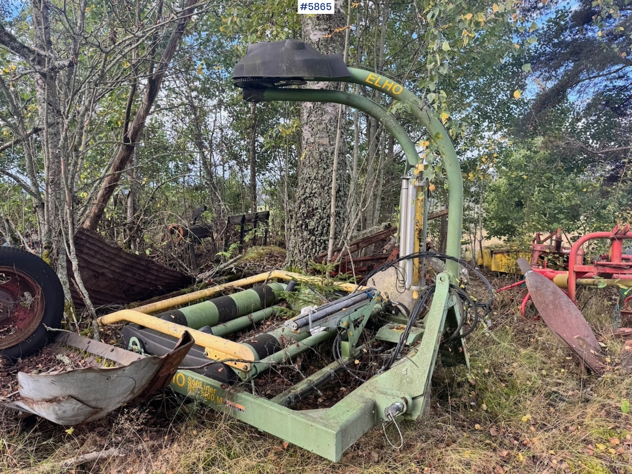 Ca. 2007 Elho 1400RF Round bale wrapper - 건초 및 목초 장비 : 사진 1 Ca. 2007 Elho 1400RF Round bale wrapper - 건초 및 목초 장비 : 사진 1